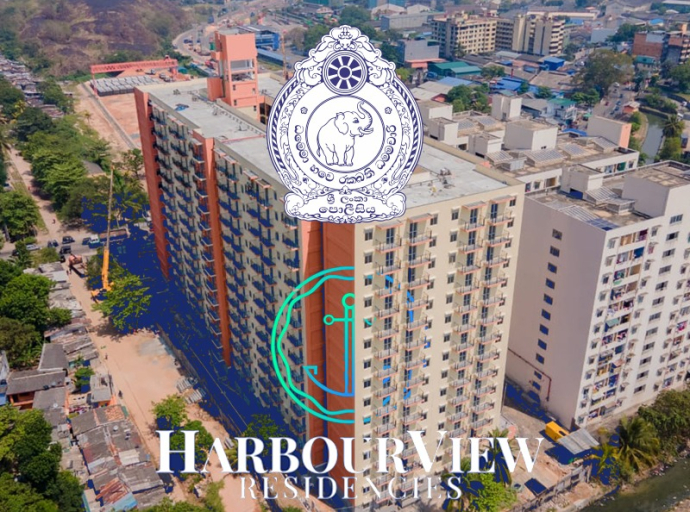 Harbour View Residencies නිවාස ව්‍යාපෘතියේ නිවාස ඒකක 350ක් ශ්‍රී ලංකා පොලීසියට